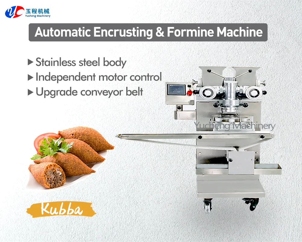 Automatic snack making kubba making machine Coxinha Encrusting Machine details