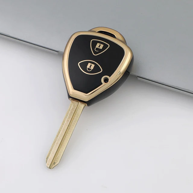 2024 new products Chinese Manufacturers soft tpu key remote protection case,for toyota 2 button car key fob cover case