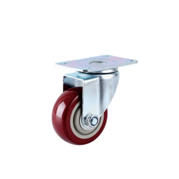 2.5 3 4 5 Inch Swivel And Fixed Pvc Or Pu Polyurethane Caster With Brakes