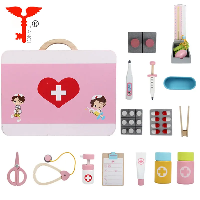 
Игрушка для ролевых игр, врачебный шкаф, прибор для врачей, медицинская игрушка для детей, деревянная игрушка 