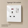 1gang+13A socket