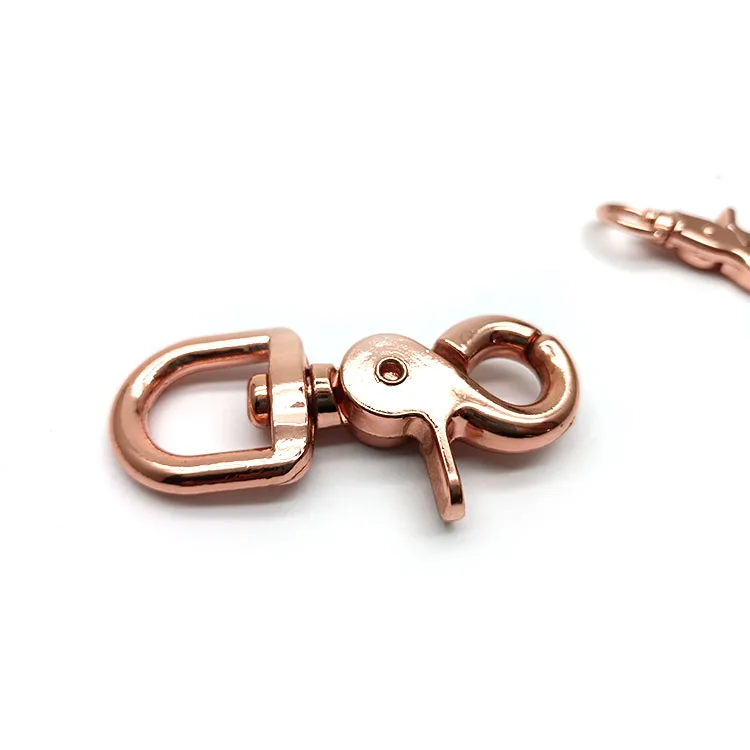 Bag Hardware Luggage Accessory Clip Hook Metal Zinc Alloy Round Eye Swivel Snap Trigger Custom Bag Hardware