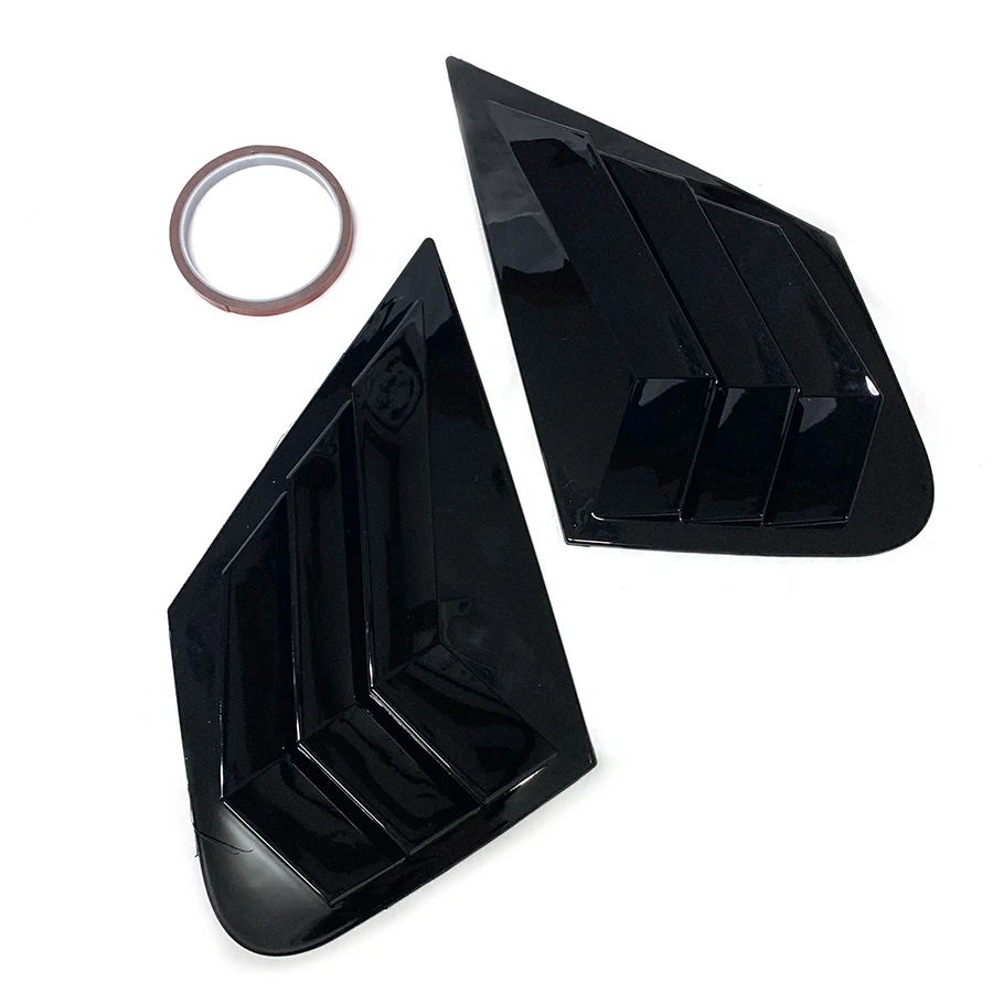 product sporty car rear side window louvers for kia k5 optima 2016 2019 exterior accessories air vent scoop shades cover trim blinds-6
