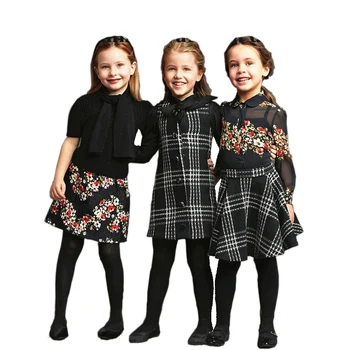 Customized wholesale kids clothing children girls stylish dresses design