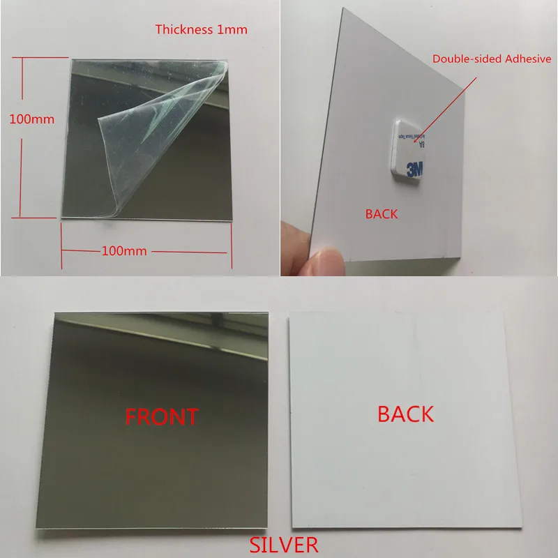 ACRYLIC MIRROR SHEET, CLEAR EXTRUDED MIRROR