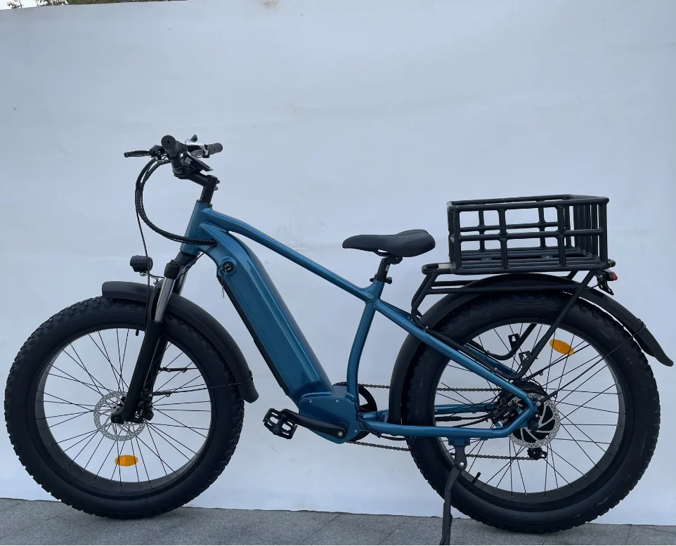 26 4 0 Fat Tire 48v750w Ηλεκτρικό ποδήλατο βουνού/ποδήλατο Max Promax Motor Wall κράμα αλουμινίου Πλαίσιο Power Battery