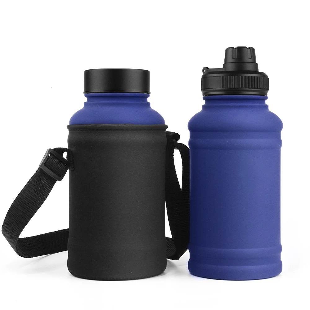 thermos double wall stainless steel 1.3l vacuum water bottle 2.