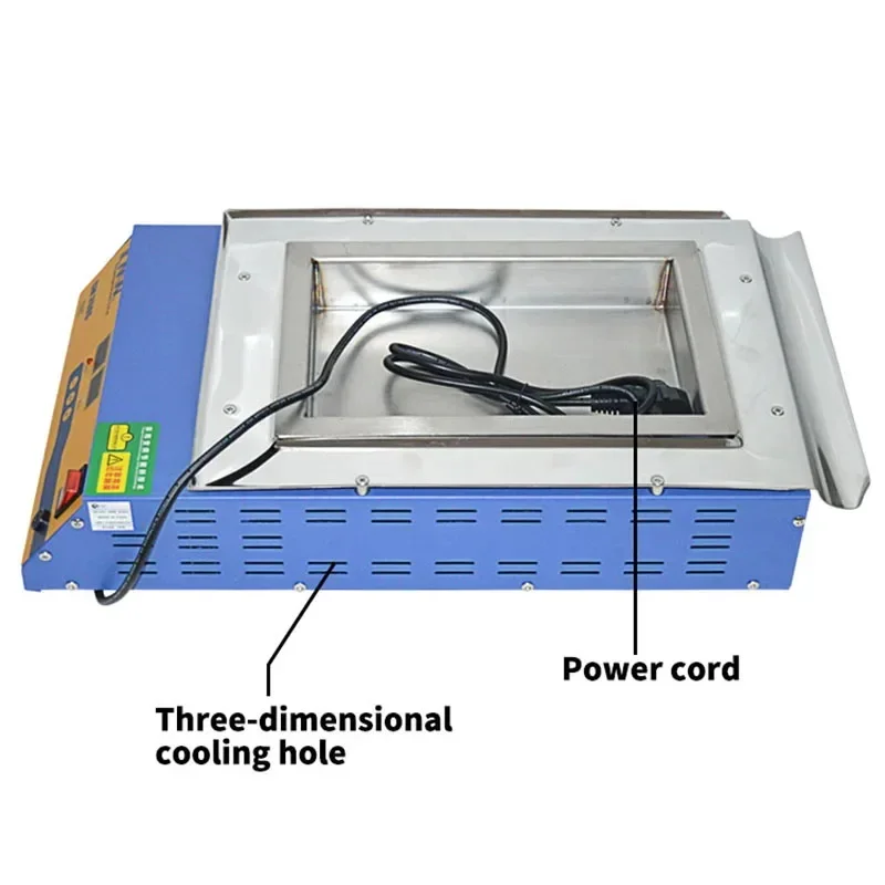 CM-280S Soldering Pot Dual Digital Display 0-400 Degree Fast Heating Adjustable Temperature Tin Melting Furnace Tin Oven