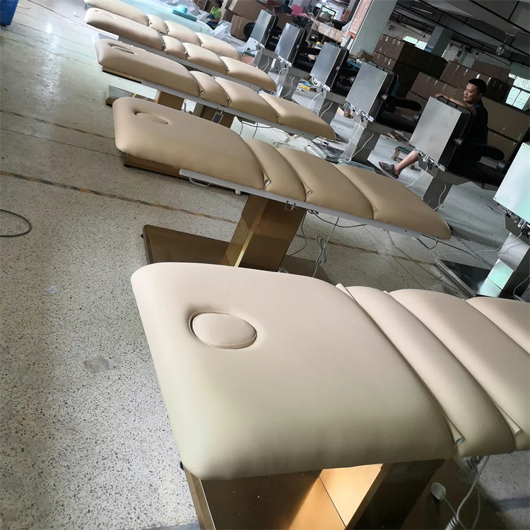 Masa Kisen Kisen Luxury Massage Table - High Quality Nude Leather