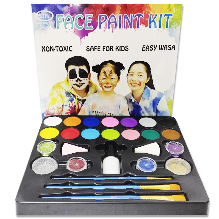 Custom Body Art Face Painting Stencils Multi Color Party Pack Easy ...