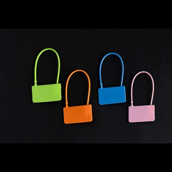 china best quality adjustable length luggage pull tight plastic security seals Barcode and Digital Code