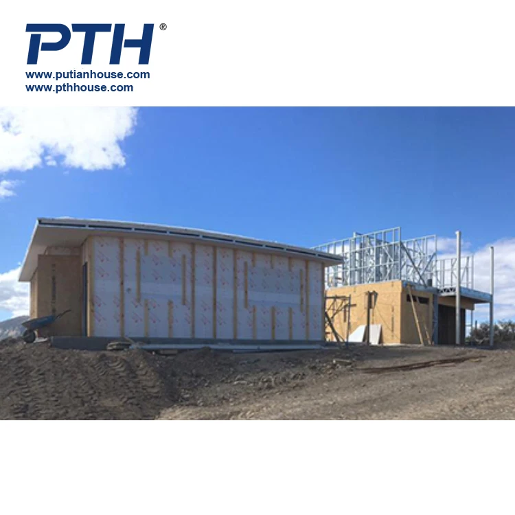 Prefab Fast Construction Light Steel Structure Prefabricated Luxury House Villa on Sale