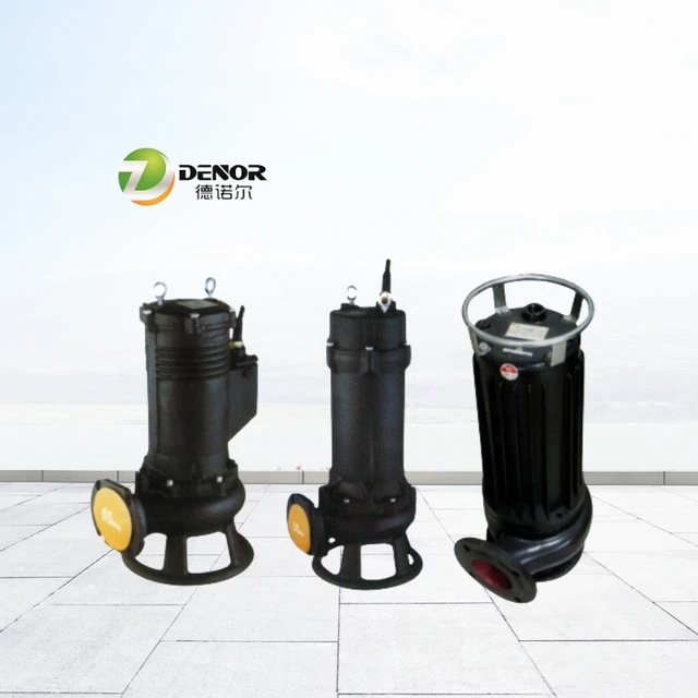 100 Caliber 180 Flow Submersible Electric Vertical Sewage Pump with 5.5 Power for Wastewater Treatment