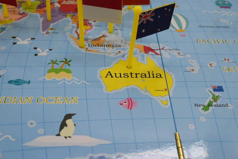Flags Educational Poster And Stickers By Poppik Art And Craft For...
