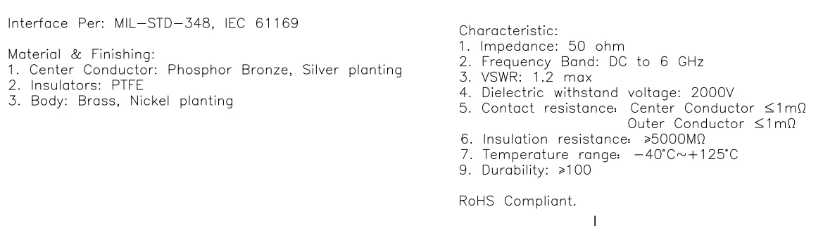 product lwmc top efficiency customized ptfe 12 max n adapter n female to n female adaptor-7