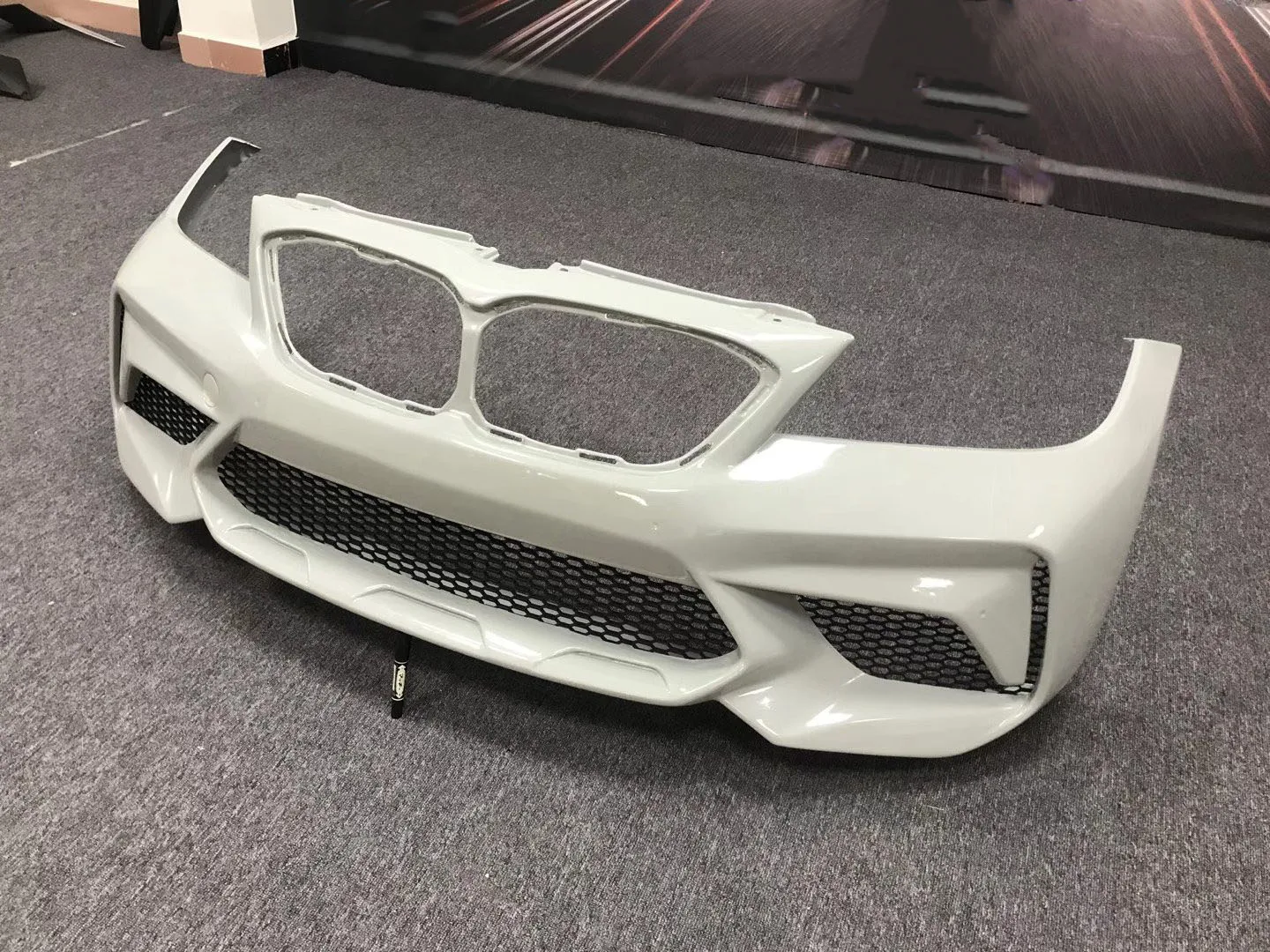 E90 M2C Style Front Bumper Kit for BMW 3 Series E90 & Grille OEM