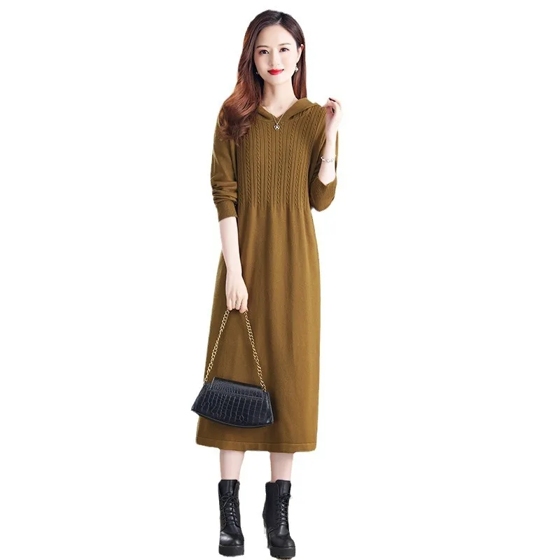 womens beige knit dress Beige Daria Sweater Knit Dress