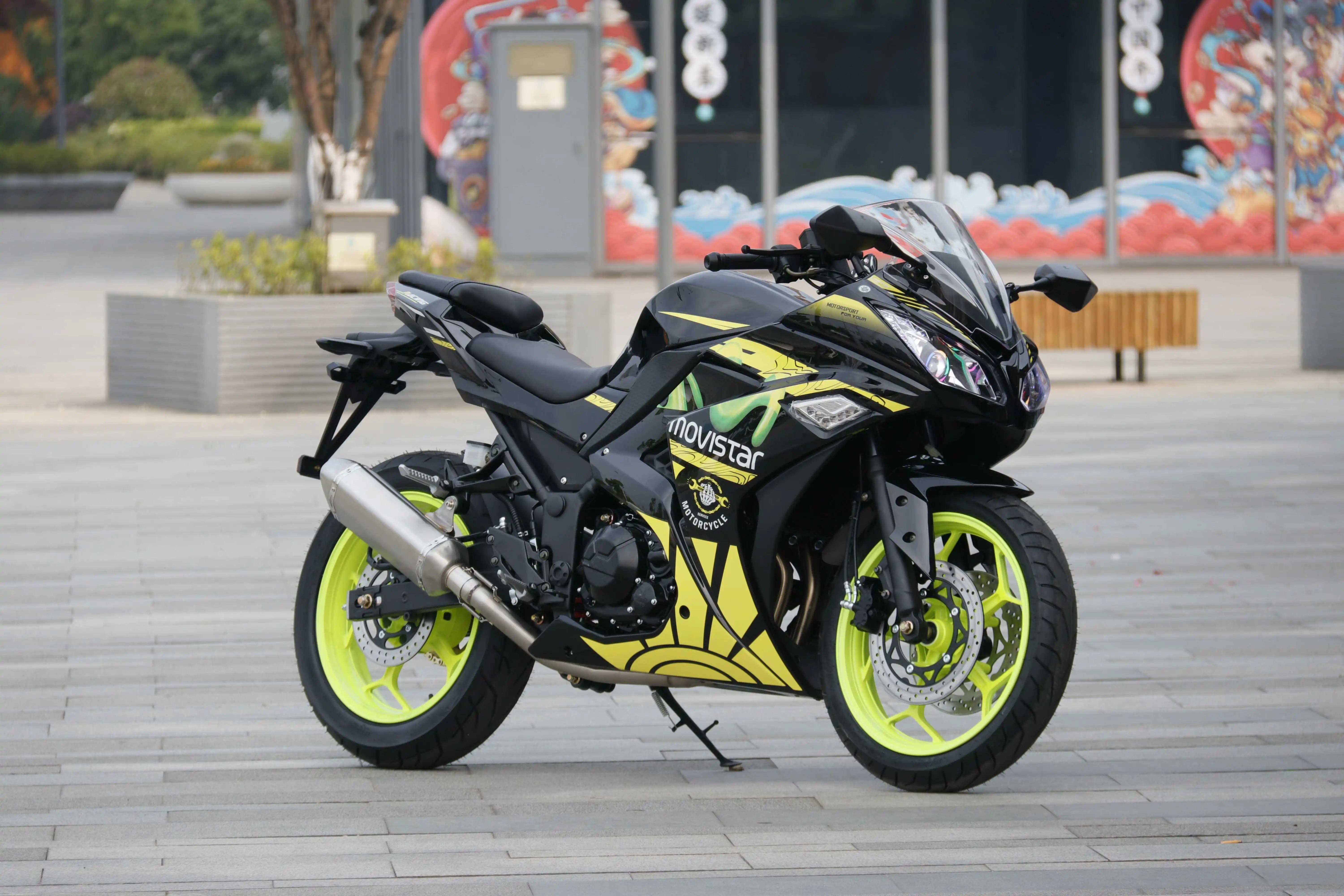 China Super Moto Ninja Heavy Motocicleta A Gasolina Kawasaki Street