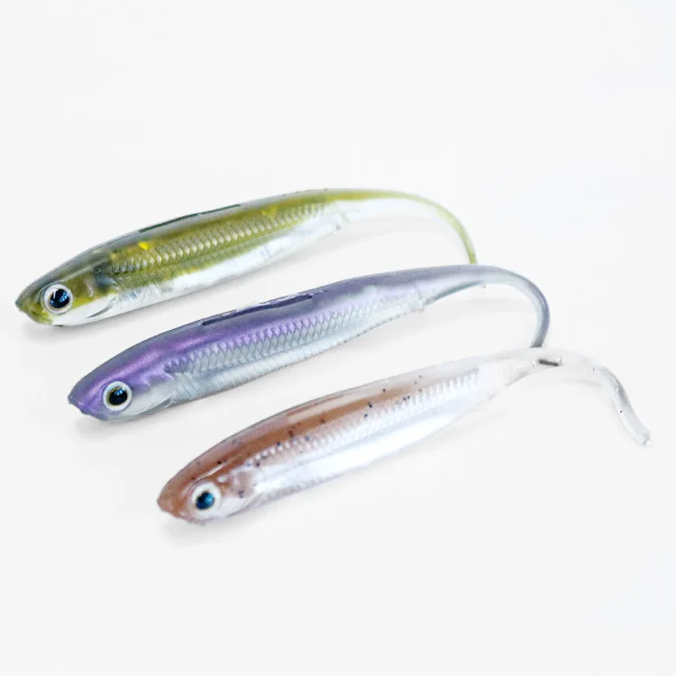 Selco 2022 Weicher Koder Malambot Na Pain Lure Loach Bait Bionic Tic Fish Vib Tail Large Soft Lure Rigged