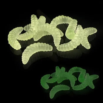CHEERY Bulk Artificial Soft Bait Insect Bait Mixed Colors River Fishing Lures for Bass Crappie 2.4cm 0.4g – Soft Lure – view 5