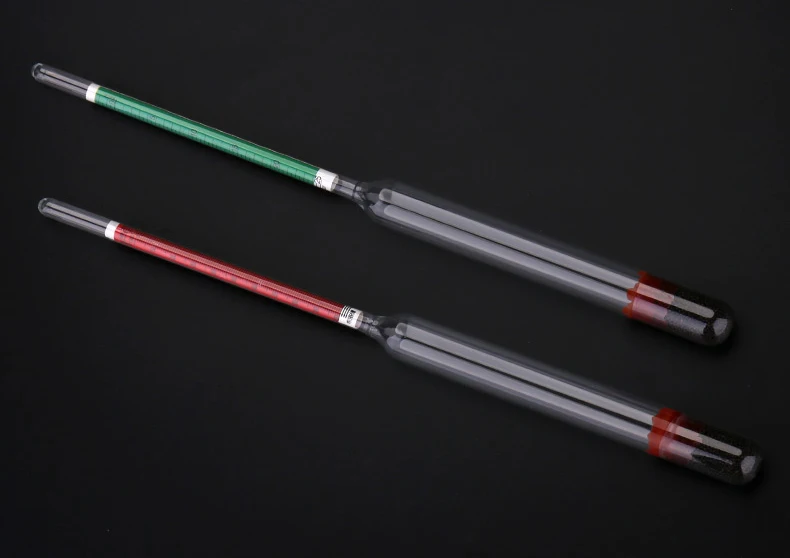 Beer & Wine Triple Scale Hydrometer Alcoholmeter Densimeter Areometer ...