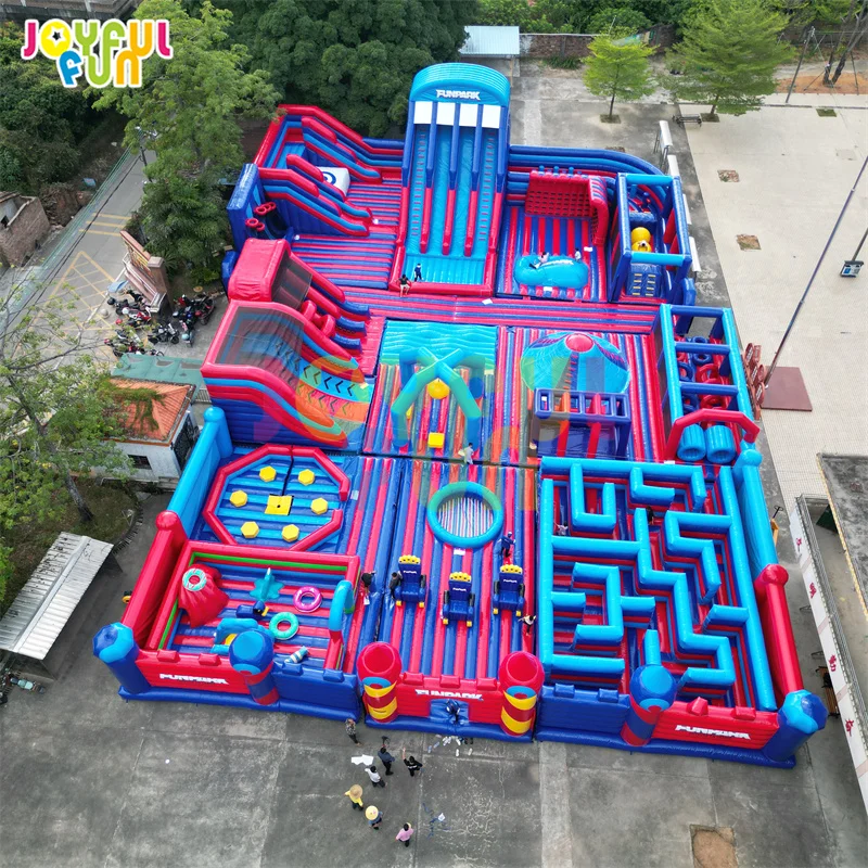 Joyful Fun Giant Inflatable Indoor Theme Park Inflatable Kids ...