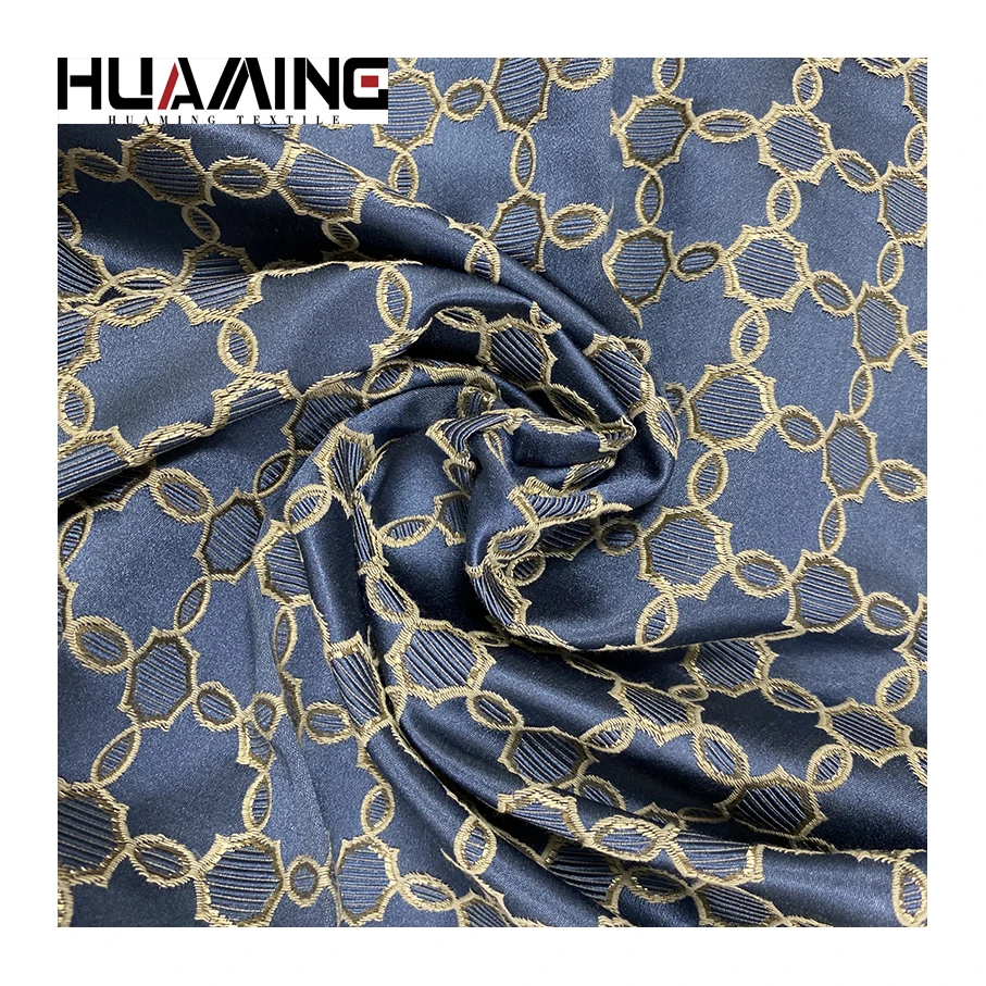 Jacquard Polyester Fabric with Imitation Skill Touch and Brocade Pattern Woven Yarn Dyed for Home Textile Use for Boys