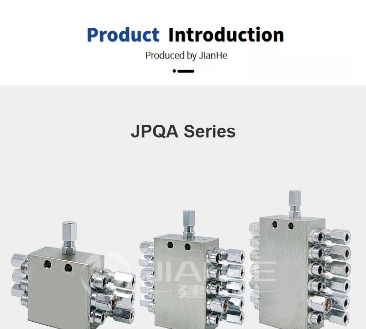 Jianhe The Jpqa Progressive Distributor Divider Valve For High