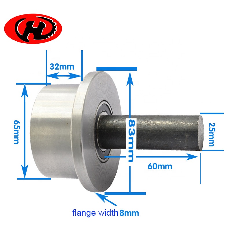 H Beam Trolley Track Wheel Bolt Sets Single Flange With Bolts Mounting
