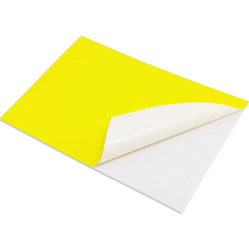 A4 Labels Transparent Vinyl Sticker Paper Dries Quickly Sticker For