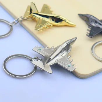 BNQL Airplane Keychain - 3D Model Key Ring For Pilots & Flight Attendants Aviation Gifts