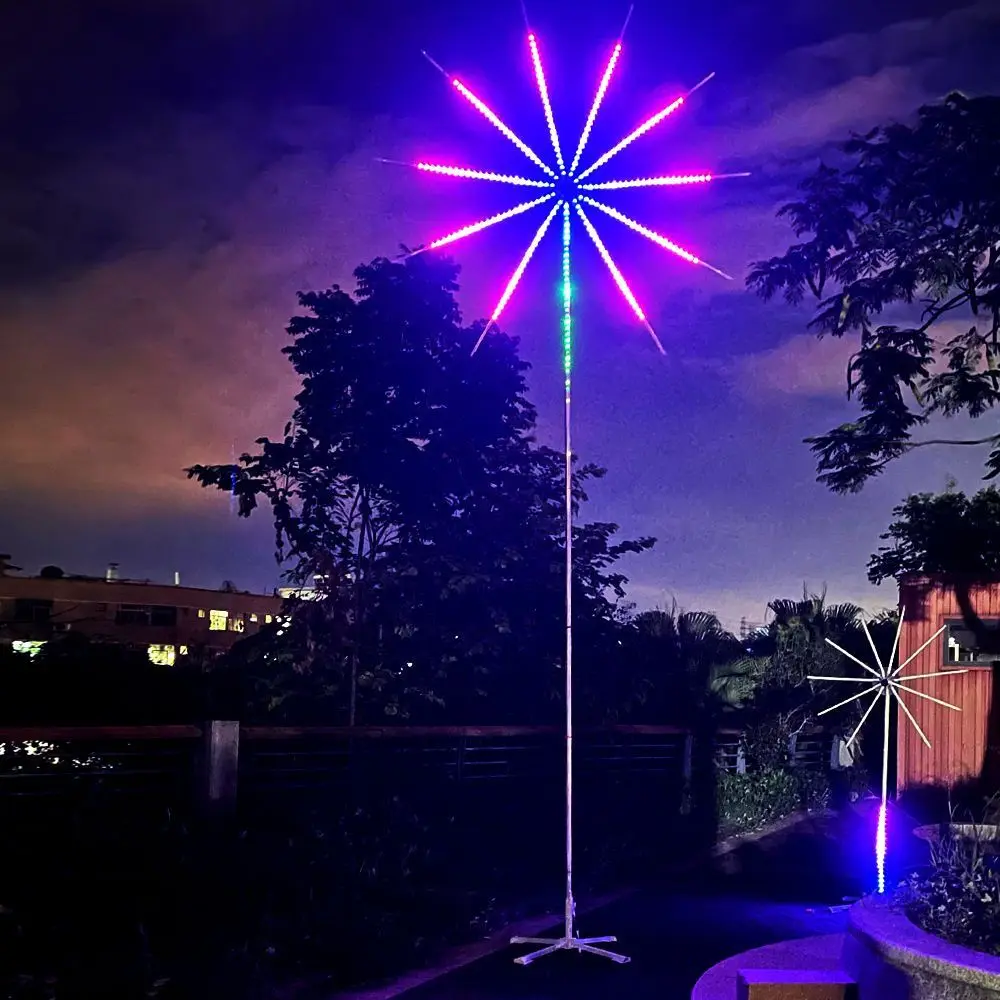 5V SMD5050 RGB Multiple Color Music and Voice Sync Mode Bluetooth App Control USB RGB Smart Led Fireworks Lights