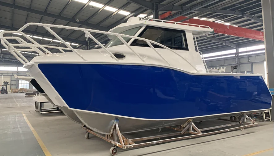 Aluminium 29ft Twin Hull Yacht Catamaran Leisure Cabin Cruiser Speed ...