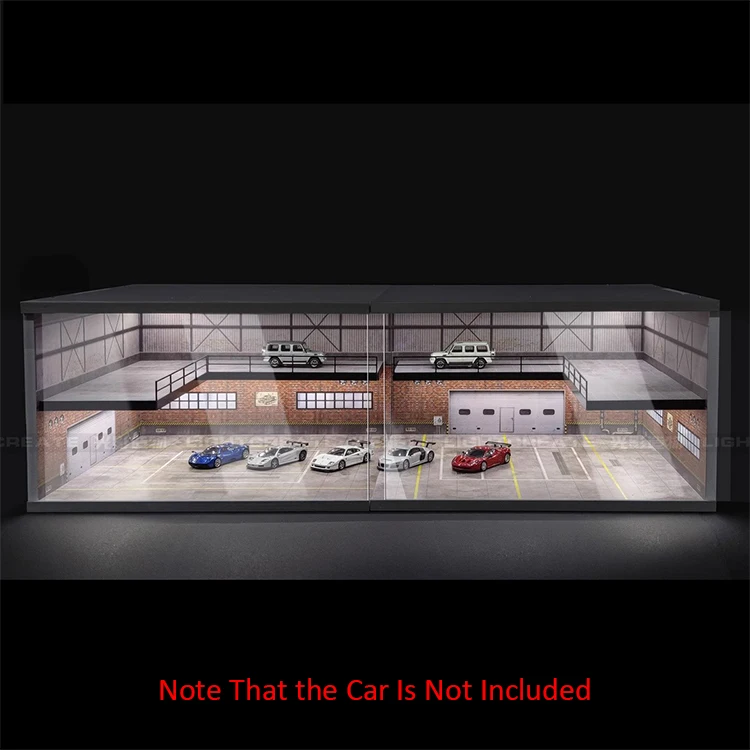 1/64 Scale Exhibition Hall Diorama Garage Display Case Multipurpose ...