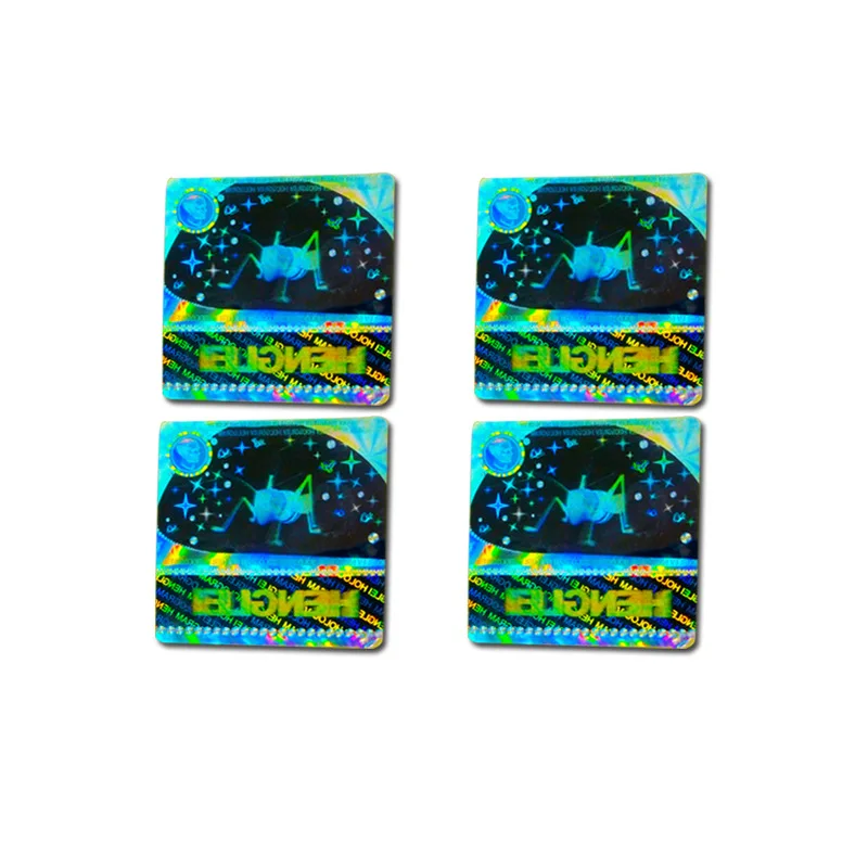 Custom 3d Hologram with Original Laser Holographic Authentic Sticker