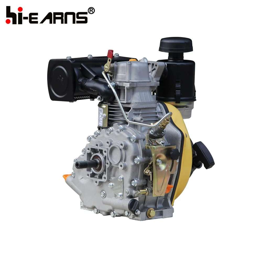 HR170FB с воздушным охлаждением одноцилиндровый дизельный двигатель резьбы на валу