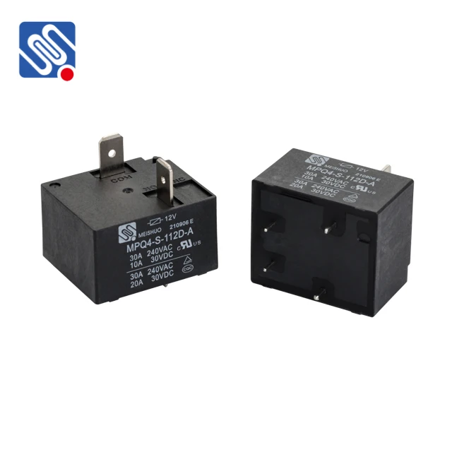 Meishuo MPQ4-S-112D-B Small High Quality Power 12 Volt Pcb 30A 4pin T93 Relay