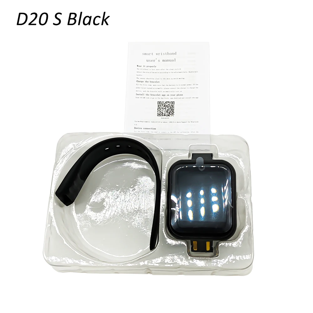 D20 Y68 jam tangan pintar fitpro reloj, jam tangan pintar Pro D20