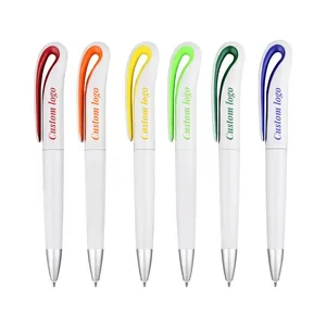 Wholesale Custom Novelty Sports Business Yellow Orange Ballpoint Pens 1.0mm Writing Width with Custom Logo Gifts