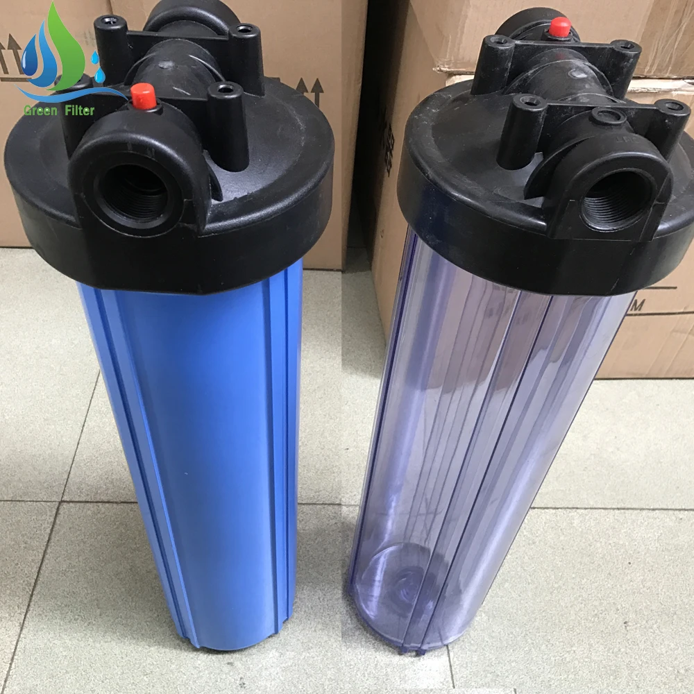 Factory Price 10 Inch 20 Inch Filter Housing for Water Filter Transparent  Cup Blue Cup High Quality