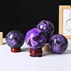 Purple moss agate