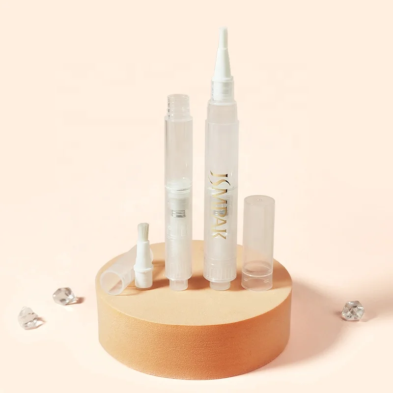 Free Samples Makeup Accessories 1.5ml 2ml 4ml 6ml Lip Gloss Tube Container Cuticle Oil Nail Polish Twist Pen With Brush