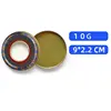 Azul, 10g (D9*H2cm), Fondo plano, 300 unidades/caja