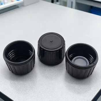 Bulk Wholesale 28mm Custom-Coloured Oral Liquid Bottle Caps 28/410 Screw-On Child-Resistant Tamper-Evident Plastic Caps