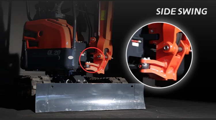 QILU 2 Ton Hydraulic Pilot Micro Mini Crawler Excavator Small Digger ...