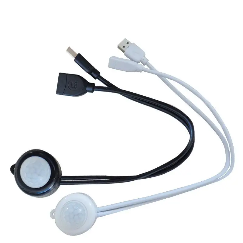 Yosoo Capteur De Mouvement Détecteur Infrarouge Extérieur De Corps Humain PIR Système D'alerte De Commutation Murale Noir 110V-240V