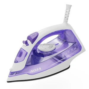 Aoja Electric 2200W High-Power Steam Iron | 250ML Ceramic Plate with Auto-Clean Anti-Drip & Auto-Shutoff 1-Year Warranty