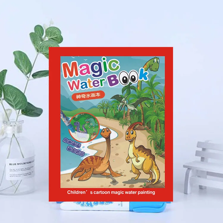 Colourful Magic Water Drawing Book Writing Doodle Book with Magic Pen