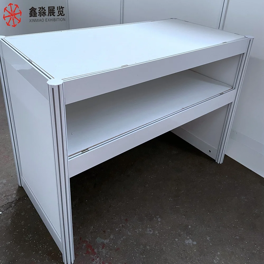 Counter for Exhibition Booth, Octagonal Custom Aluminum Lockable ...