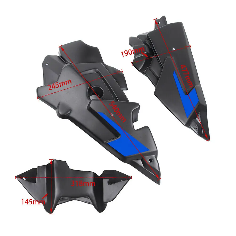 Комплект обтекателей боковых обтекателей для мотоцикла REALZION для Yamaha MT09 FZ09 2013-2019 900 2015-2019 трассировщик 900 GT